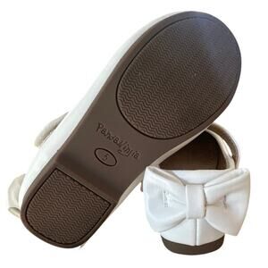Panda Ninjia ivory cream toddler shoes bow on back wedding specail occasion sz5